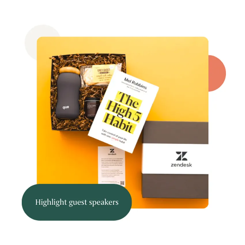 4. Gifts from the guest speakers - Teak & Twine