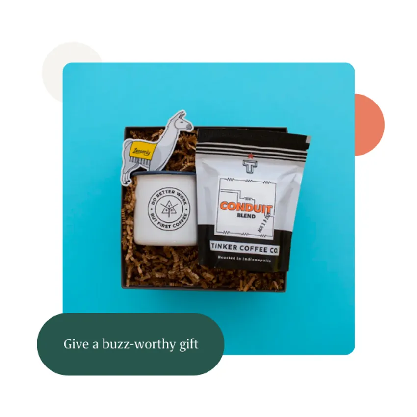 - Teak & Twine 9. Energizing conference swag
