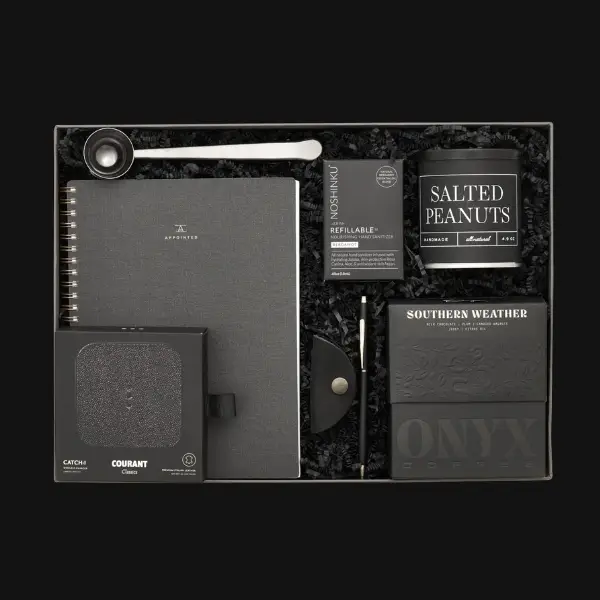 luxury executive gift box on a black background