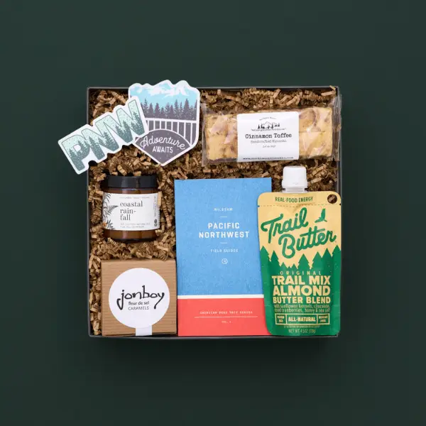 Gift box full of pacific northwest products