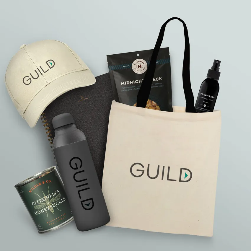 branded swag bags - Teak & Twine